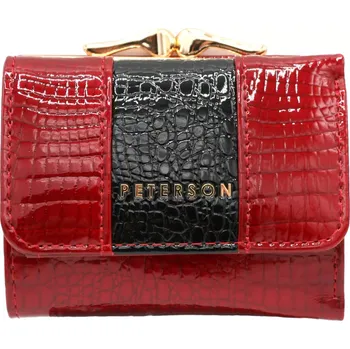 Dámská kožená peněženka červená - Peterson Roxana červená