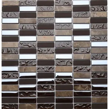 Stavebniny Rako Magic WDMA8001 mozaika 30x30 hnědá