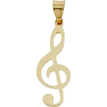 Šperk Lillian Vassago Zlatý přívěsek houslový klíč LLV31-GP067