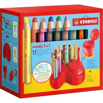 Výtvárné potřeby STABILO Woody 880/15-01 15 ks