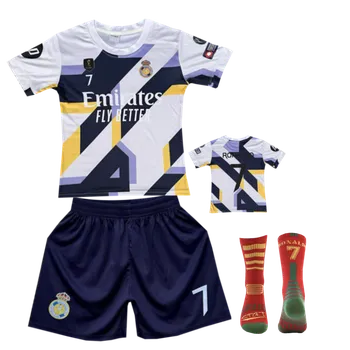 Míčový sport Numberoplus Dětský fotbalový dres + fotbalové ponožky Ronaldo - Match Ronaldo Velikost: 13 let (vel.152)