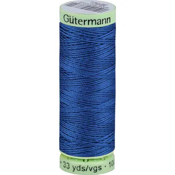 Nit Polyesterové nitě Gütermann Jeans návin 30 m, střední, 322 modrá námořnická