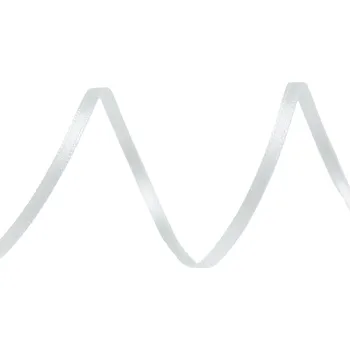 Stuha Atlasová stuha oboulící šíře 3 mm, střední, 841 šedá nejsvětlejší