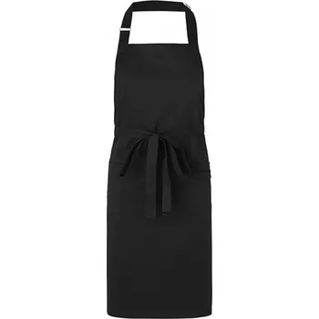 Kuchyňská zástěra Neutral Číšnická zástěra z organické bavlny s nastavitelným popruhem Barva: Černá, Velikost: 90 x 90 cm NE92020