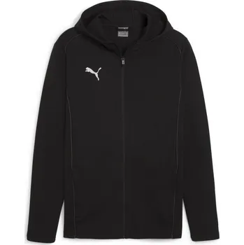 Pánské oblečení Puma teamFINAL Casuals Hooded černá UK M