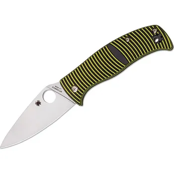kapesní nůž Spyderco Caribbean G-10 Žlutá/Černá LC200N /Tvar listu C217GP