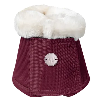 Koňské kamaše Zvony chrániče Comfort Light s kožíškem Barva: sametově červená, Velikost: XL