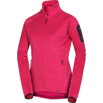 Dámská mikina Northfinder Dámská turistická mikina z melanžového flísu TAMARA, cherry, L