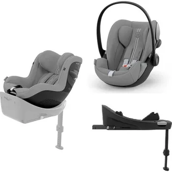 Dětské zboží CYBEX autosedačka CLOUD G I-SIZE PLUS + SIRONA G I-SIZE PLUS + základna BASE G Stone Grey