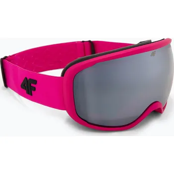 Lyžování Dětské lyžařské brýle 4F U067 hot pink neon