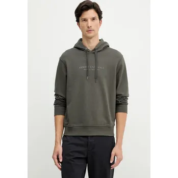 Pánská mikina Bavlněná mikina Armani Exchange XM001294.AF20934 zelená 87X, vel. XXL