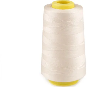 Nit Polyesterové nitě pro overlocky i klasické šití návin 3000 yards PES 40S/2, malé, 3 (502) ecru