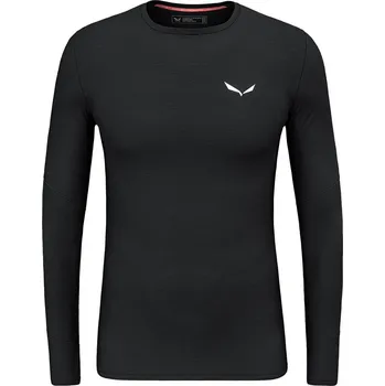 Pánské termo spodní prádlo Salewa Cristallo Warm AMR L/S Tee M black out - L