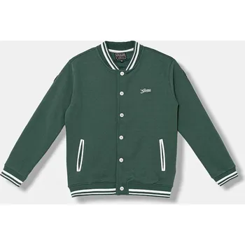 Chlapecká mikina Dětská mikina Guess L5YQ10.K0160.9BYA zelená 96X, vel. 175