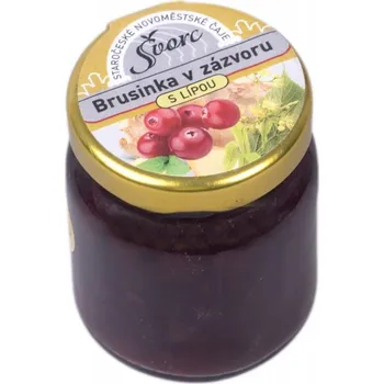 Čaj Brusinka v zázvoru