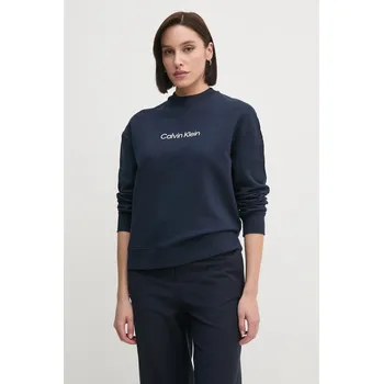 Dámská mikina Bavlněná mikina Calvin Klein K20K205450 námořnická modř 59X, vel. S