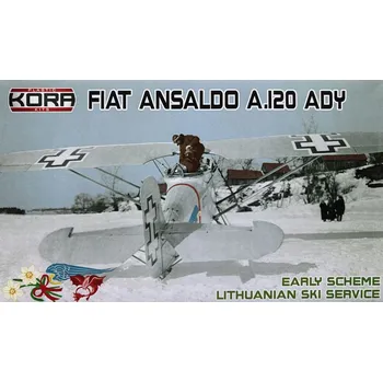 Plastikový model 1/72 Fiat Ansaldo A.120 ADY (Lithuanian Ski Serv.)