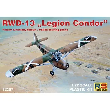 Plastikový model 1/72 RWD-13 'Legion Condor' (4x camo)