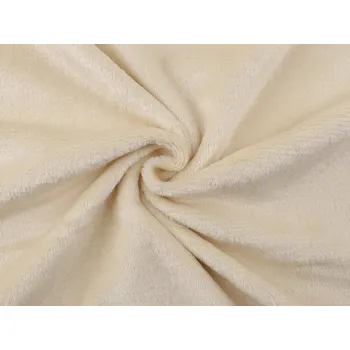 Wellsoft minky oboustranný / flanel samet fleece, střední, 4 (9) béžová světlá