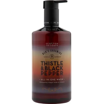Šampon The Scottish Fine Soaps Thistle & Black Pepper All-In-One sprchový gel a šampon na vlasy 500 ml
