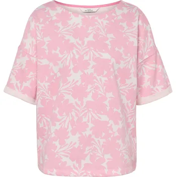 Dámská mikina 702643 - Tchibo - Mikina s potiskem - pro ženy - vel. S 36/38 - barva: bílá/květovaný