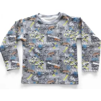 Chlapecká mikina Chlapecké triko MONSTER TRUCKY Velikost: 104