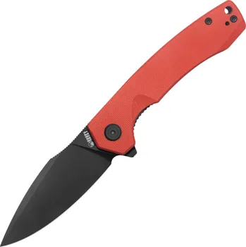 kapesní nůž Kubey Calyce Blackwash 14C28N ,Red G10 KU901X