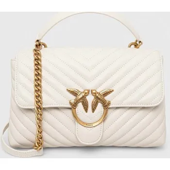 Kožená kabelka Pinko 100043.A0GK bílá 00X, vel. ONE SIZE