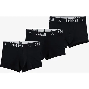 Boxerky Boxerky Jordan Mens Flight Cotton 3-Pack Trunk Black XXL