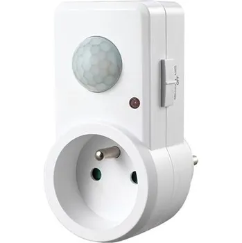 Zabezpečovací technika Čidlo pohybové PIR GETI GS1107 (do zásuvky) - rozbaleno - pomačkaný obal