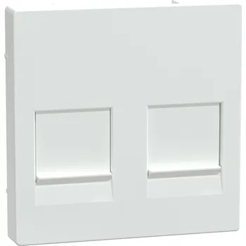 Stavebniny Centrální deska, Merten System M, active white, lesklý plast MEG4562-0325