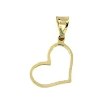 Přívěsek Lillian Vassago Zlatý přívěsek srdce LLV31-GP064