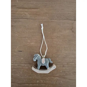 Vánoční ozdoba Ozdoba koník šedorůžový