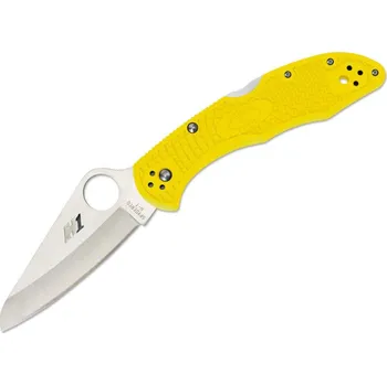kapesní nůž Spyderco Salt 2 Lightweight Žlutý H1 C88PYL2