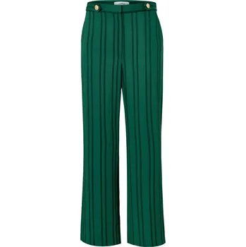 Dámské kalhoty 643490 - Tchibo - Pruhované kalhoty - pro ženy - vel. 38 - barva: černá/s proužky