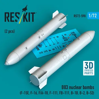 Plastikový model 1/72 B83 nuclear bombs (2 pcs.)