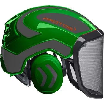 Skialpinistické vybavení Přilba PROTOS® Integral Forest, štít F39, zelenošedá