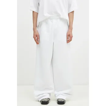 Tepláky VETEMENTS Embroidered Logo, L, bílá, 00X