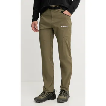 Pánské kalhoty Outdoorové kalhoty adidas TERREX Xperior IK3533 zelená 91X, vel. 52