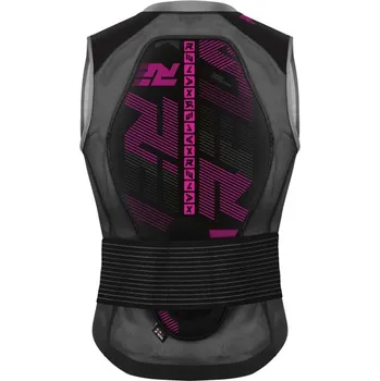 Sportovní chránič Dětský páteřák vesta Relax Speedmaster Evo Jr. ROP04D 25/26 černá, šedá, růžová Velikost: XXS