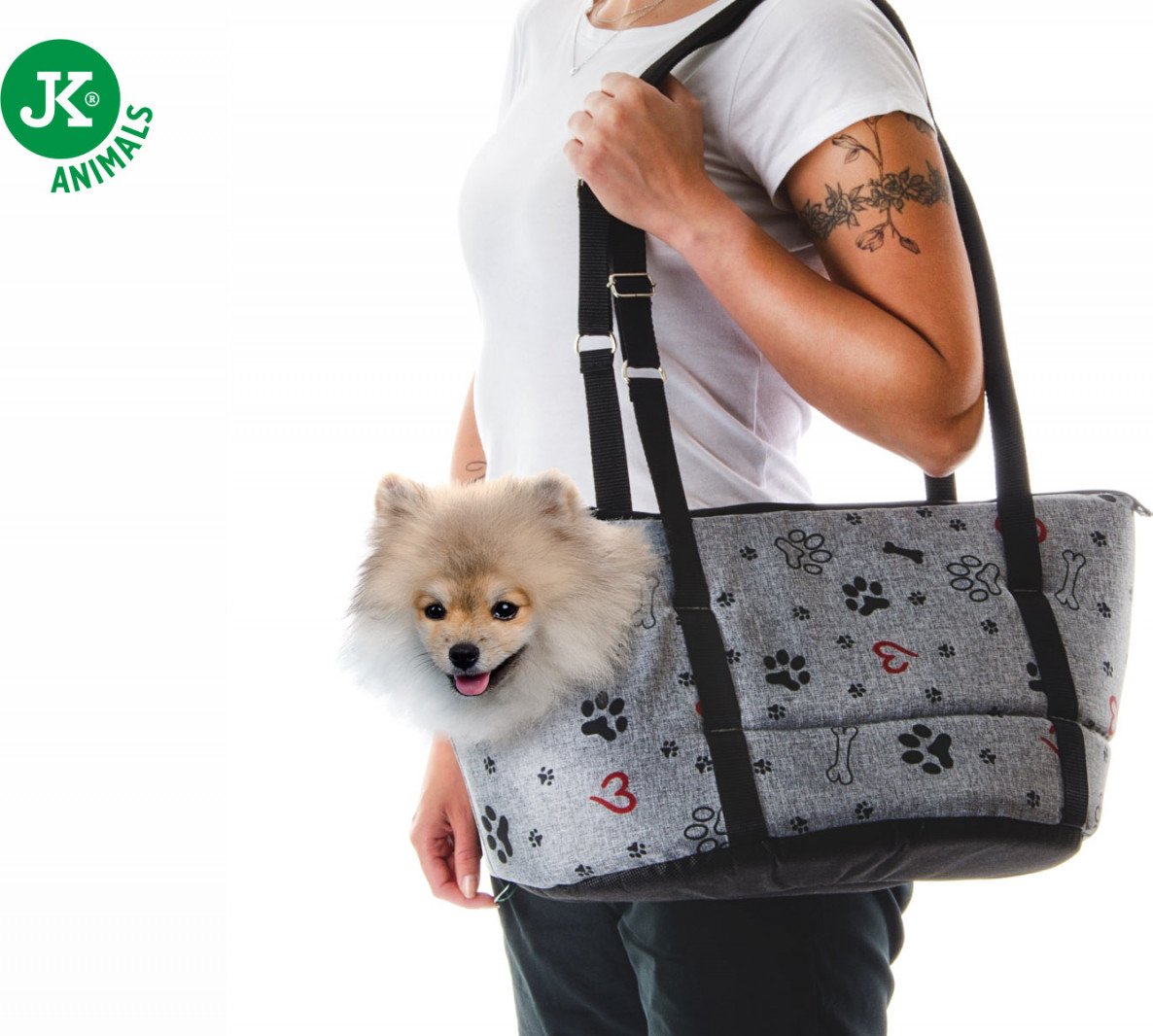 Taška Grey Lux S, 40 cm, stylová taška pro malé psy