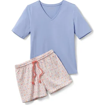 Dámské noční prádlo 679736 - Tchibo - Krátké pyžamo - pro ženy - vel. L 44/46 - barva: béžová