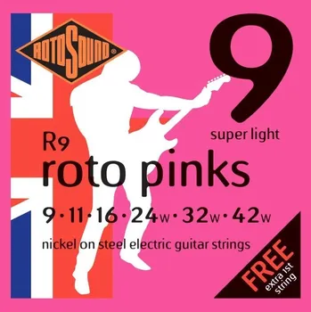 Struna pro kytaru a smyčcový nástroj Rotosound R9