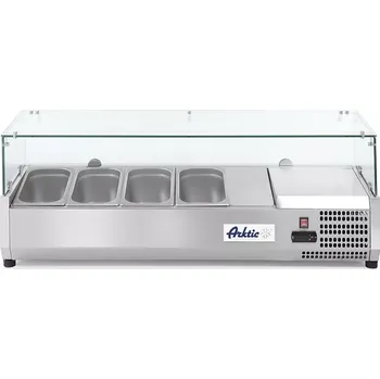 Lednice Chladicí zásobník GN 1/3, Arktic, 4x GN 1/3, 230V/180W, 1208x400x(H)456mm | 232965