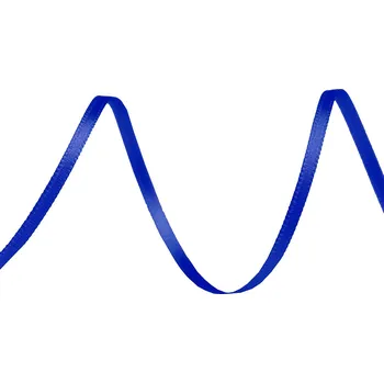 Stuha Atlasová stuha oboulící šíře 3 mm, střední, 411 modrá safírová