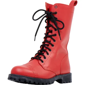 Těžké boty Samelin Vysoké kotníkové boty 516 aka High Aviator Boots - Red-36