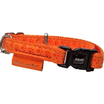 Obojek pro psa ZOLUX Nastavitelný obojek Mac Leather XS oranžový