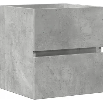 Koupelnový nábytek Závěsná umyvadlová skříňka 41 x 38,5 x 45 cm, šedá, betonu