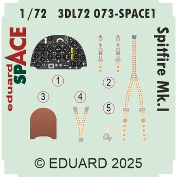 Plastikový model 1/72 Spitfire Mk.I SPACE (IBG)
