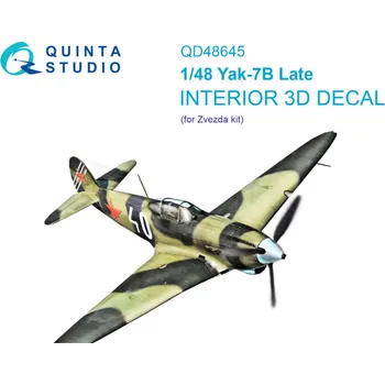 Plastikový model 1/48 Yak-7B 3D-Print&col.Interior (ZVE)
